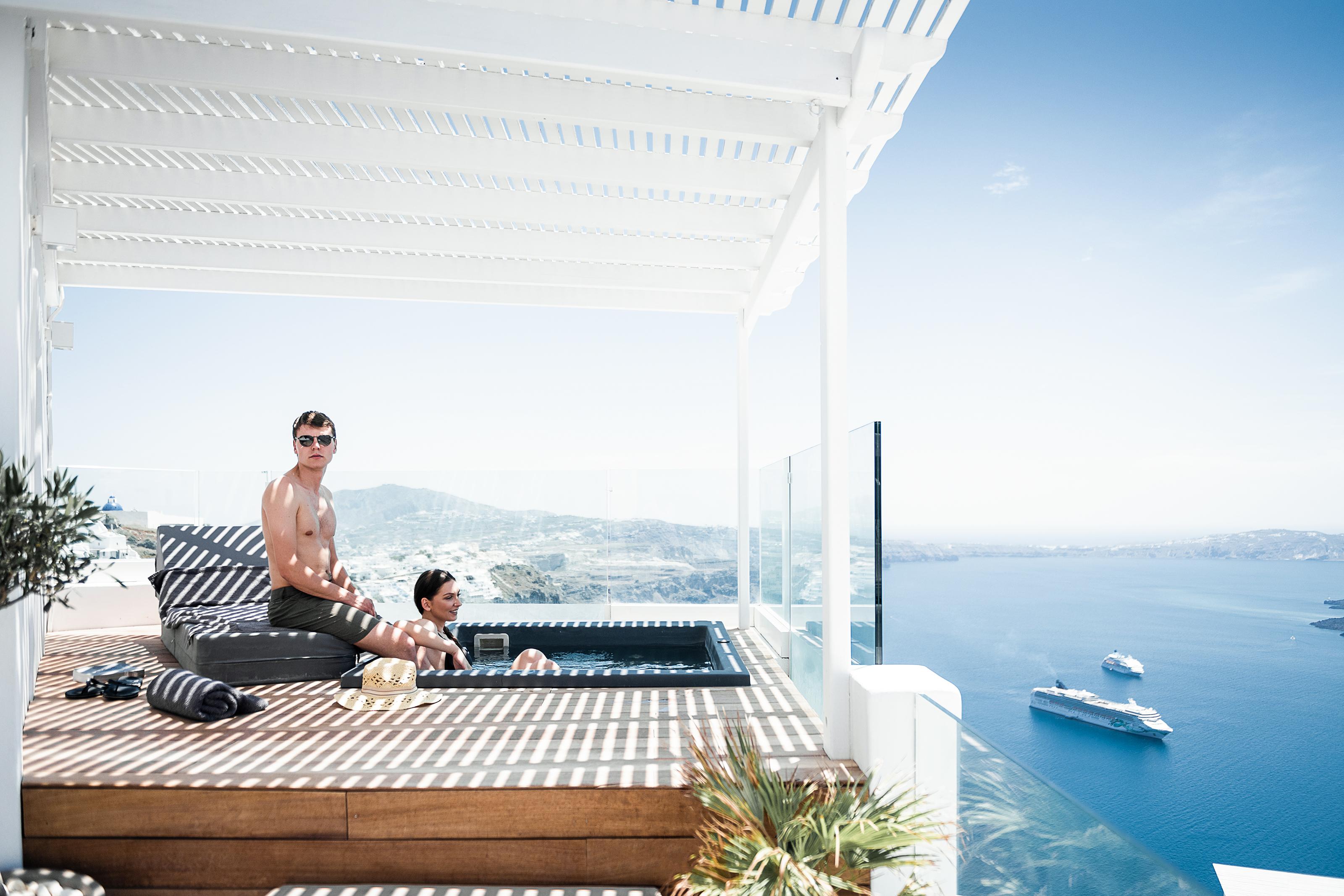 On The Rocks - Small Luxury Hotels Of The World (Adults Only) Imerovigli  Exterior photo